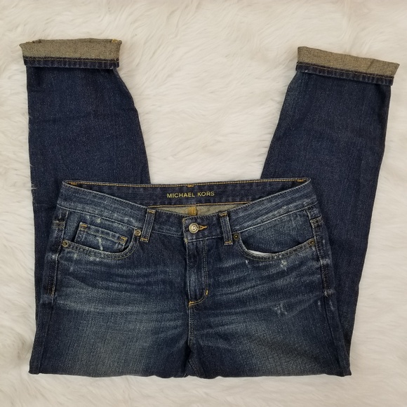 Michael Kors Denim - Michael Kors distressed boyfriend jeans 6/32